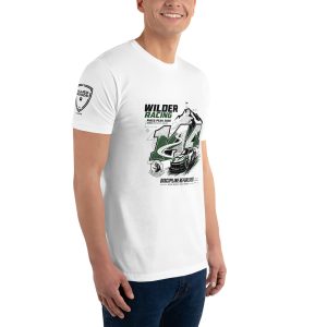 Wilder Racing × Pikes Peak 2026 — White Fitted Tee